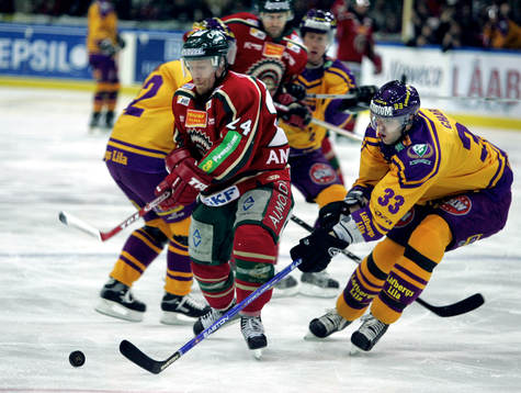 Niklas Andersson, Frölunda och Zdeno Chara, Färjestad
