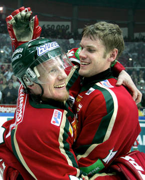SM-GULD!! Niklas Andersson och Magnus Kahnberg, Frölunda