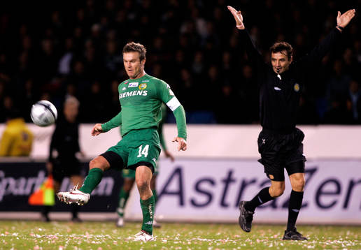 Fotboll, allsvenskan. Mikkel Jensen, Hammarby och Miro