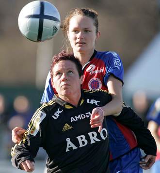 Lena Persson, AIK och Stina Segerström, Örebro