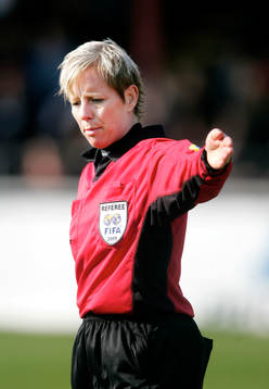 Fotboll, Dam, Damallsvenskan, Lena Arwedahl, domare