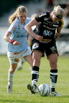 Nilla Fischer, Malmö och Anna Mäkinen, Umeå