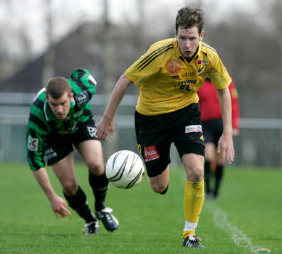 David Hansson, IFK Hässleholm, mot Jacob Gudiol, Högaborg