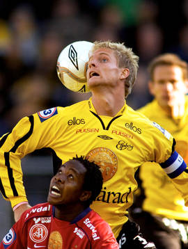 Fotboll, Allsvenskan, Elfsborg - Örgryte. Johan Sjöberg