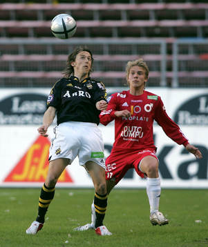Mattias Moström, AIK och Emil Johansson, Degerfors