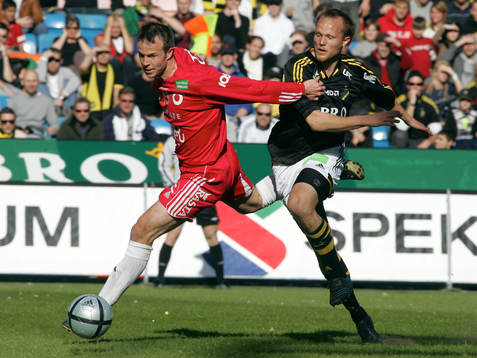 Jimmy Rajala, Degerfors och Nicklas Carlsson, AIK