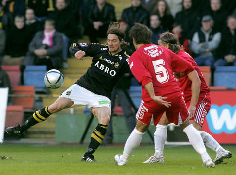 Mats Rubarth, AIK gjorde enda målet