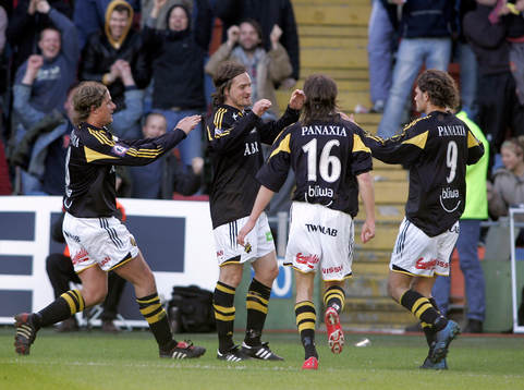 Mats Rubarth, AIK gratuleras