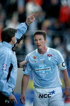 Patrik Andersson, Malmö fick en smäll och fick torka blod