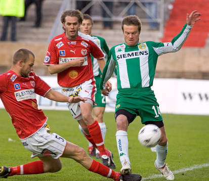 Mikkel Jensen, Hammarby och Tobias Carlsson och Lasse