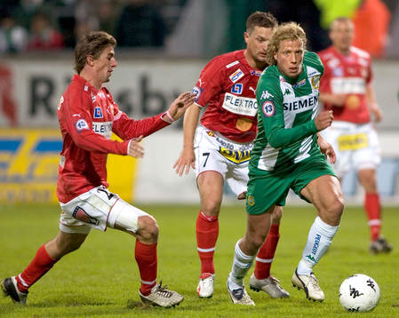Erik Johansson, Hammarby och Mikael Blomberg och Cesar