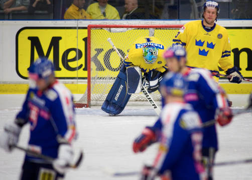 Stefan Liv, och Ronnie Sundin, depp