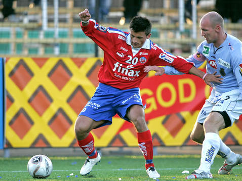 Eldin Karisik, Helsingborg och Thomas Hedlund, Gefle