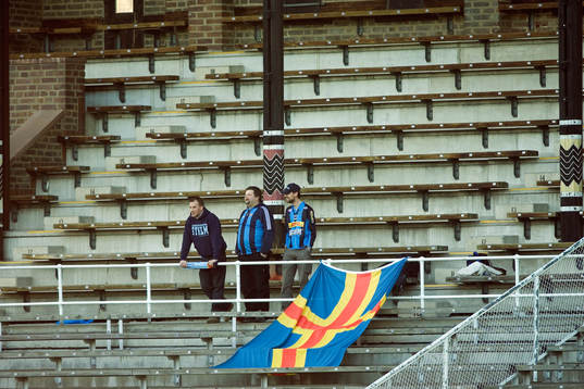 Tunnsått på Stockholm stadion när Djurgården spelade