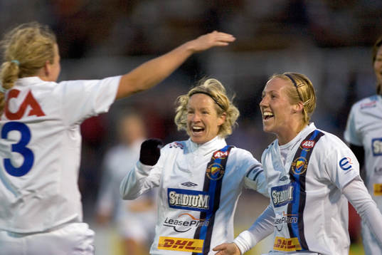 Linda Lekander, Victoria Svensson och Sara Johansson,