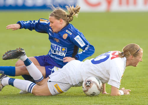 Sara Johansson, Djurgården och Anna Bodén, Sunnanå