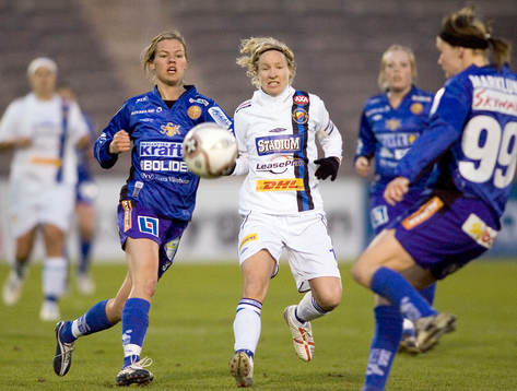 Victoria Svensson, Djurgården och SANDRA Berggren, Sunnanå
