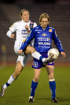 Sara Johansson, Djurgården och Mirjam Marklund, Sunnanå