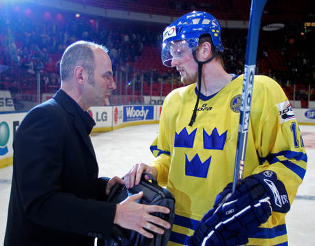 2, Sverige - Ryssland: Matchens lirare Daniel Sedin, Sverige