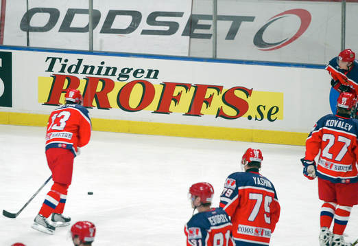 2, Sverige - Ryssland: Proffs