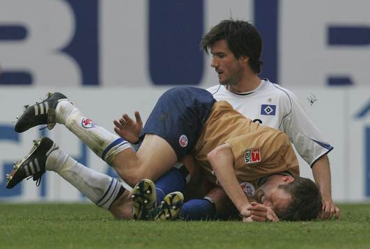 Raphael WICKY, HSV och Thomas RASMUSSEN, Hansa Rostock