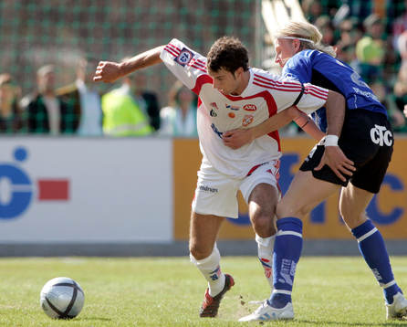 Andreas Haddad, Assyriska och Per Johansson, Halmstad