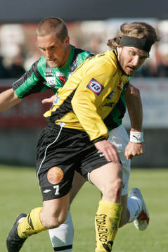 Johan Svensson, Mjällby och Patrik Elmander, Gais