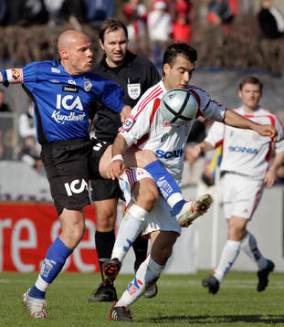 Magnus Svensson, Halmstad och Andreas Haddad, Assyriska