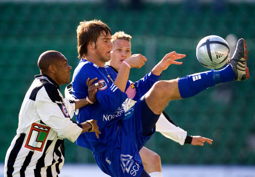 Micke Dahlberg och Kingsley Amuneke