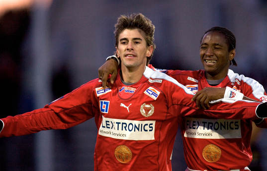 Fotboll, Allsvenskan, Kalmar - Häcken. César Santin och