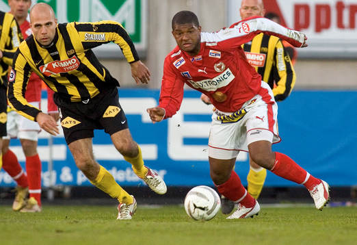 Fotboll, Allsvenskan, Kalmar FF - Häcken. Dede Anderson,