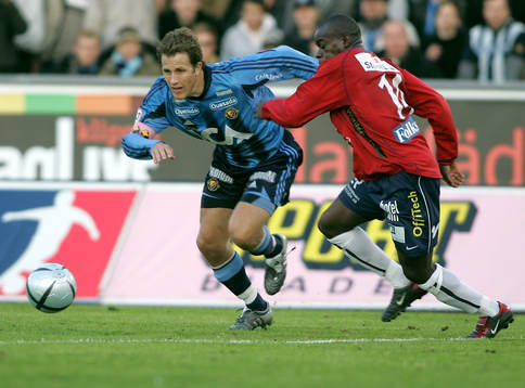 Tobias Hysén, Djurgården och Edwin Phiri, Örgryte
