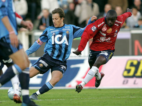 Tobias Hysén, Djurgården och Edwin Phiri, Örgryte