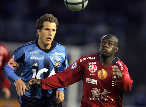 Tobias Hysén, Djurgården och Edwin Phiri, Örgryte