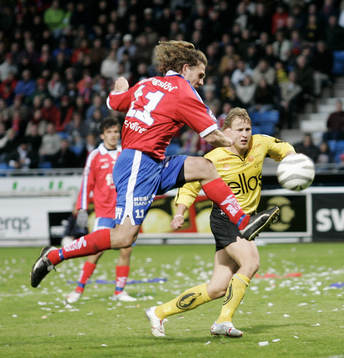 Peter Garulund på språng