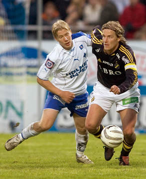 Daniel Tjernström, AIK och Viktor Rönneklev, Norrköping