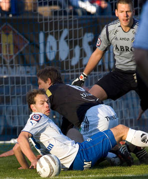 Andreas Alm, Norrköping och Daniel Örlund, målvakt, AIK