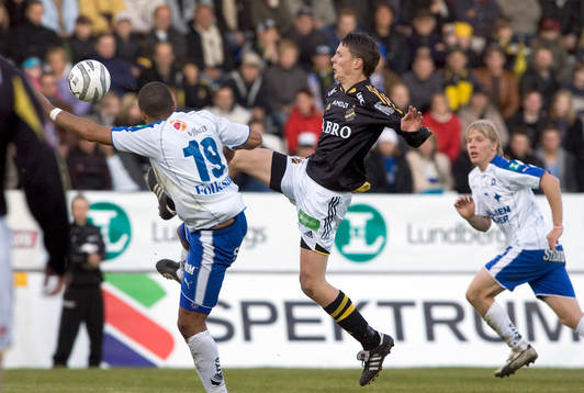 Bruno Santos, Norrköping och Dennis Östlundh, AIK