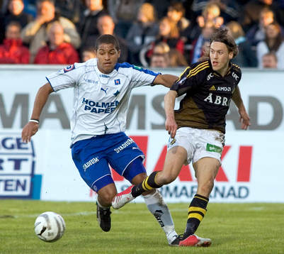 Bruno Santos, Norrköping och Mattias Moström, AIK