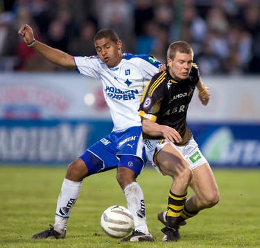 Bruno Santos, Norrköping och Per Karlsson, AIK