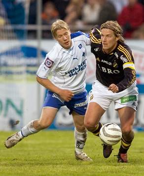 Daniel Tjernström, AIK och Viktor Rönneklev, Norrköping