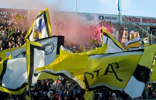 Supporter, AIK, flaggor