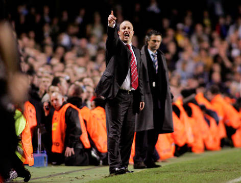 Chelsea manager Jose Mourinho och Liverpool manager Rafael