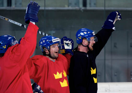 Thomas Rhodin och Henrik Sedin