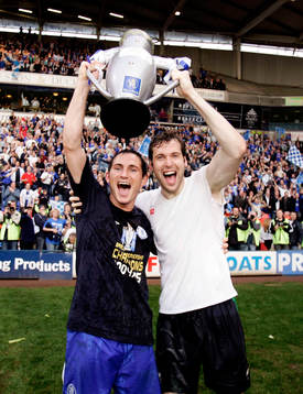 Frank Lampard och Petr Cech, Chelsea jublar (Jubel)