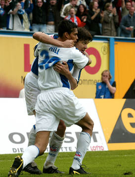 Delano Hill och Jari Litmanen
