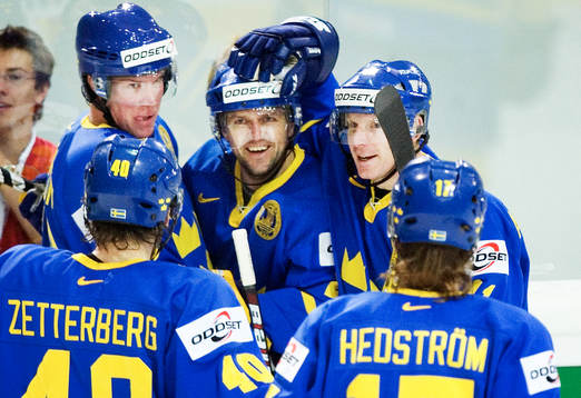 Henrik Zetterberg, Kenny Jönsson, Thomas Rohdin, Daniel