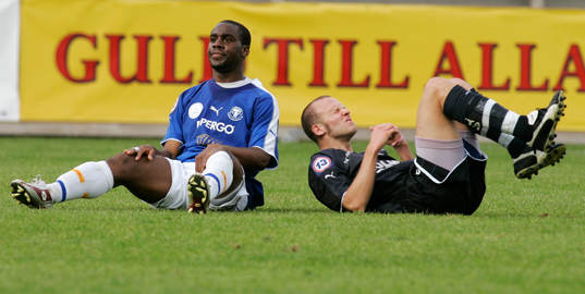 Stephen Ademolu och Patrik Svensson