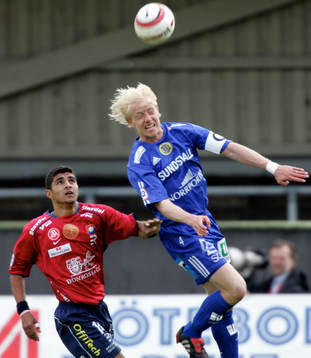 Patrik Eriksson-Ohlsson, Sundsvall och Ailton Almeida,