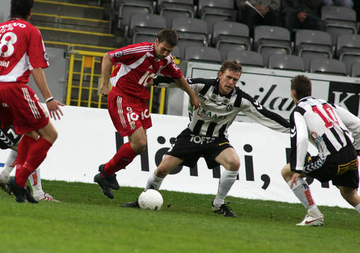 Fotboll. Allsvenskan. Landskrona - IFK Göteborg. Pontus